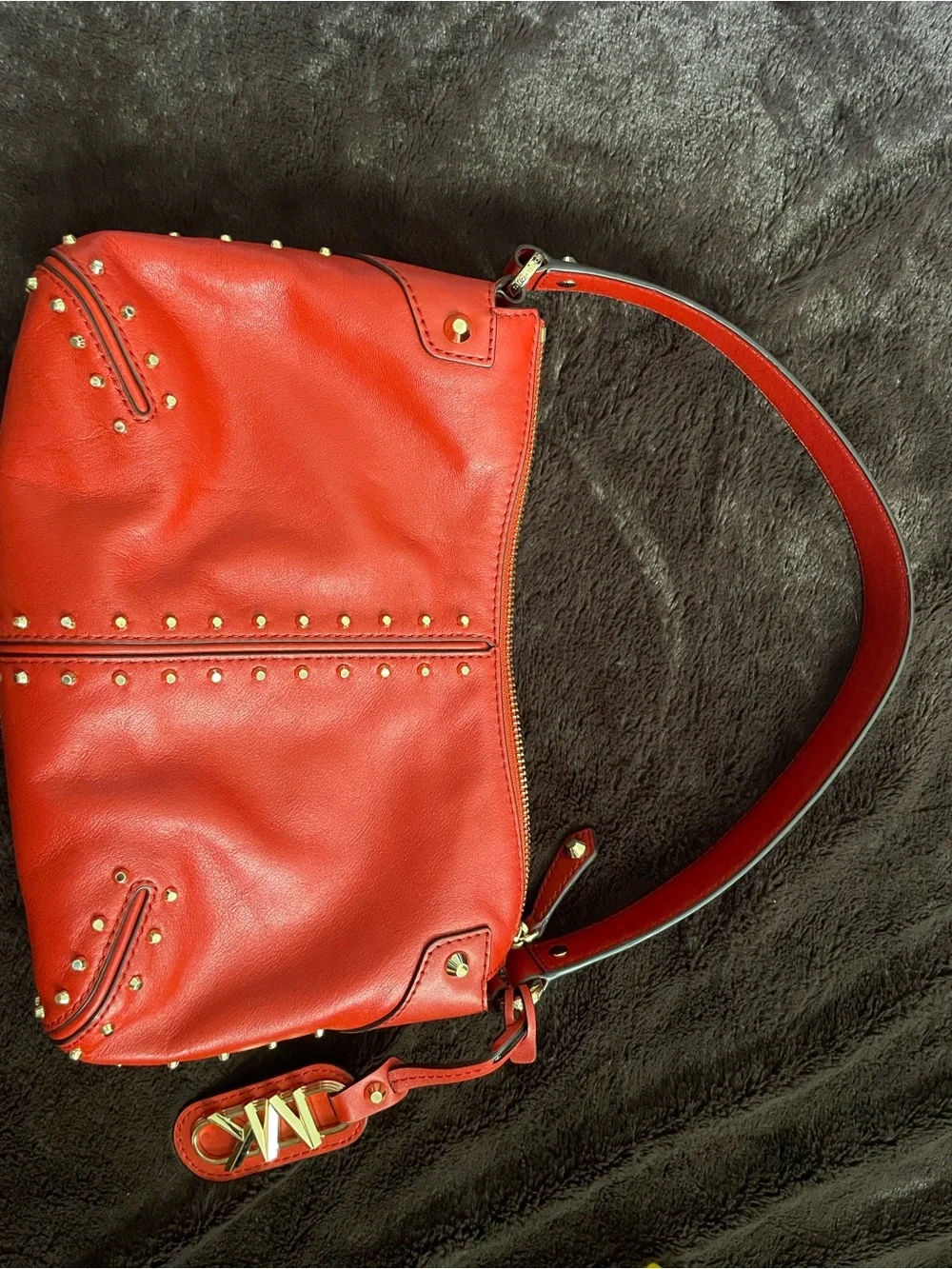 Michael Kors Astor Studded Shoulder Bag